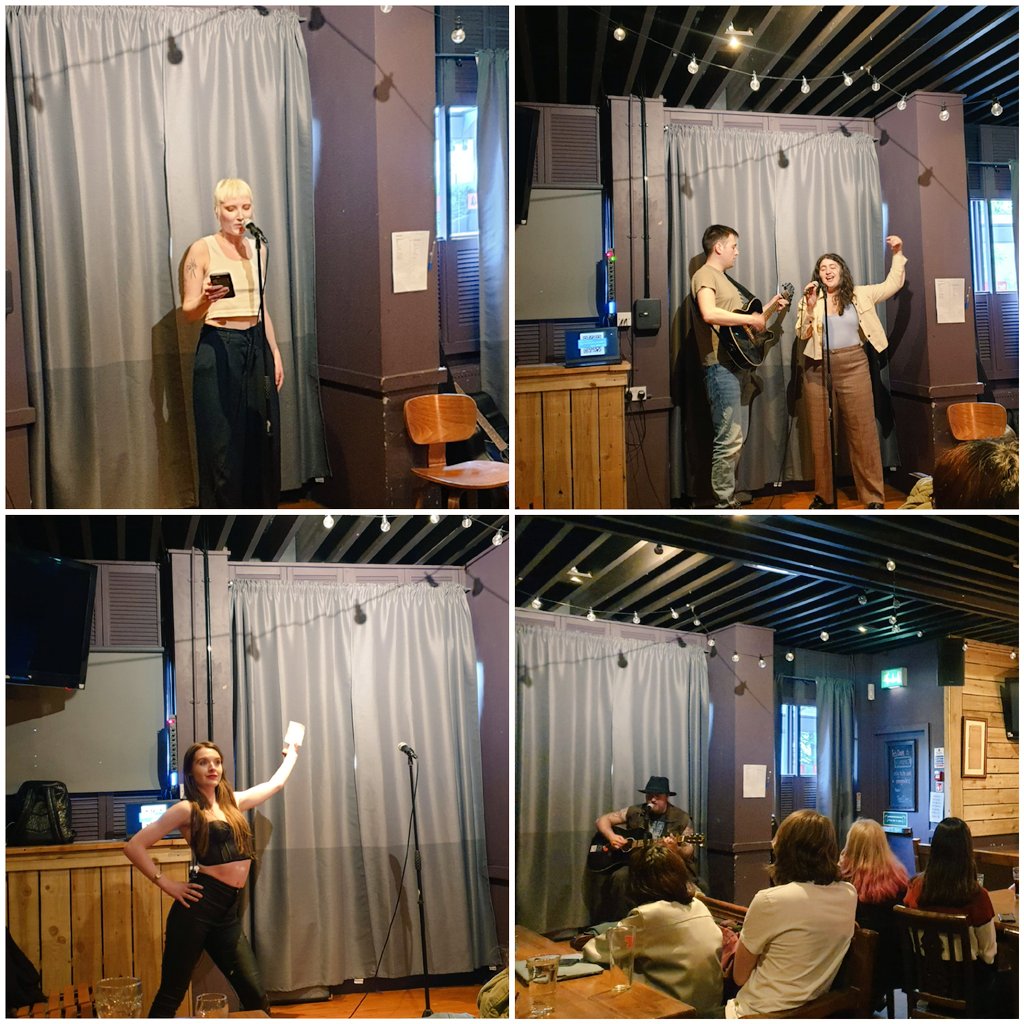 PlayFullTheatre's tweet photo. A huge thank you to the incredibly talented performers and wonderfully supportive crowd who came along to @Dram_Glasgow on Tuesday night and made our first open mic such a success! 

We had the best time meeting everyone and seeing so many creatives connecting with each other 🙌 https://t.co/h5apNJ3miJ