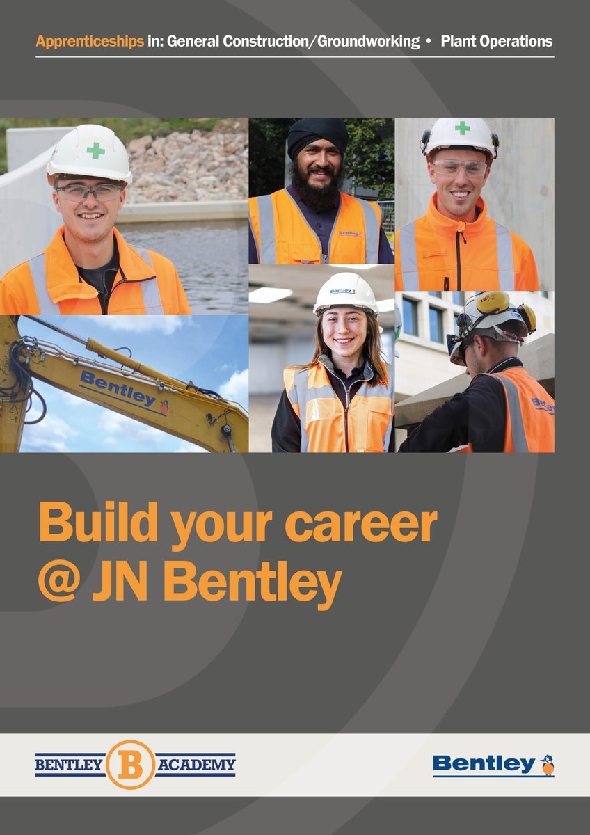 jnbentley's tweet photo. 🔎👷‍♀️Looking to kick-start your career in construction? We’re currently recruiting for Level 2 Groundworker #Apprentices. Find out more: https://t.co/yIdufXOMO2

📩Email development@jnbentley.co.uk
☎ Call 07855 986972 https://t.co/iexbrHJMgp