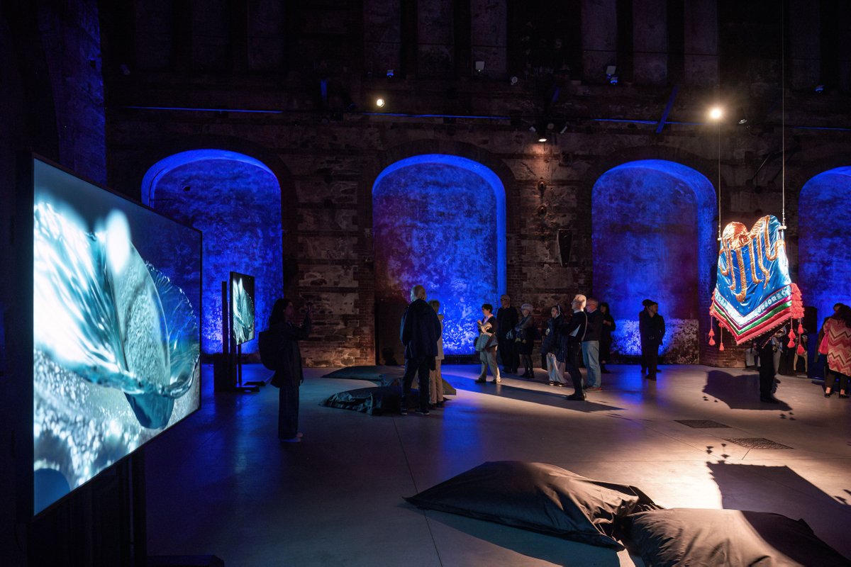 ArtissimaFair's tweet photo. Semilla SAGRADA by #RebecaRomero, the winning artwork of the OGR Award, has been revealed at @OgrTorino and on Spatial.
► Discover the artwork in the Metaverse ► https://t.co/RAsA4luCGR
-
#Artissima @OgrTorino @fondartecrt #Artshell #LCAstudiolegal #Revibe.Studios https://t.co/m1LXprVyRY