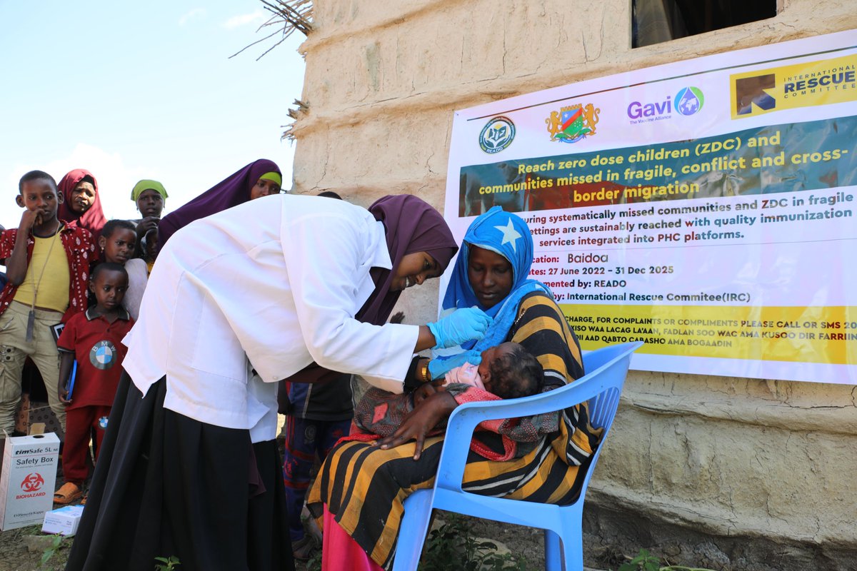 Reaching zero dose children in Somalia is crucial for their health and community protection. We are playing our part in strengthening healthcare infrastructure, engaging communities, and going village to village to bridge the immunization gap. 🌍💉 #Somalia  #ZeroDoseChildren