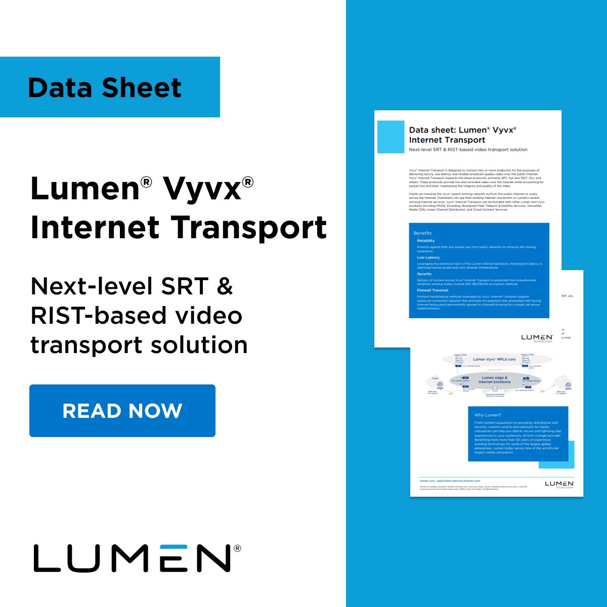 Our SRT- and RIST-based Vyvx® Internet Transport can bring video feeds reliably into clouds, on premise locations and directly to consumer devices from locations around the world. Learn more: bddy.me/3MD1RJy 
#Vyvx #videodelivert #streamingmedia