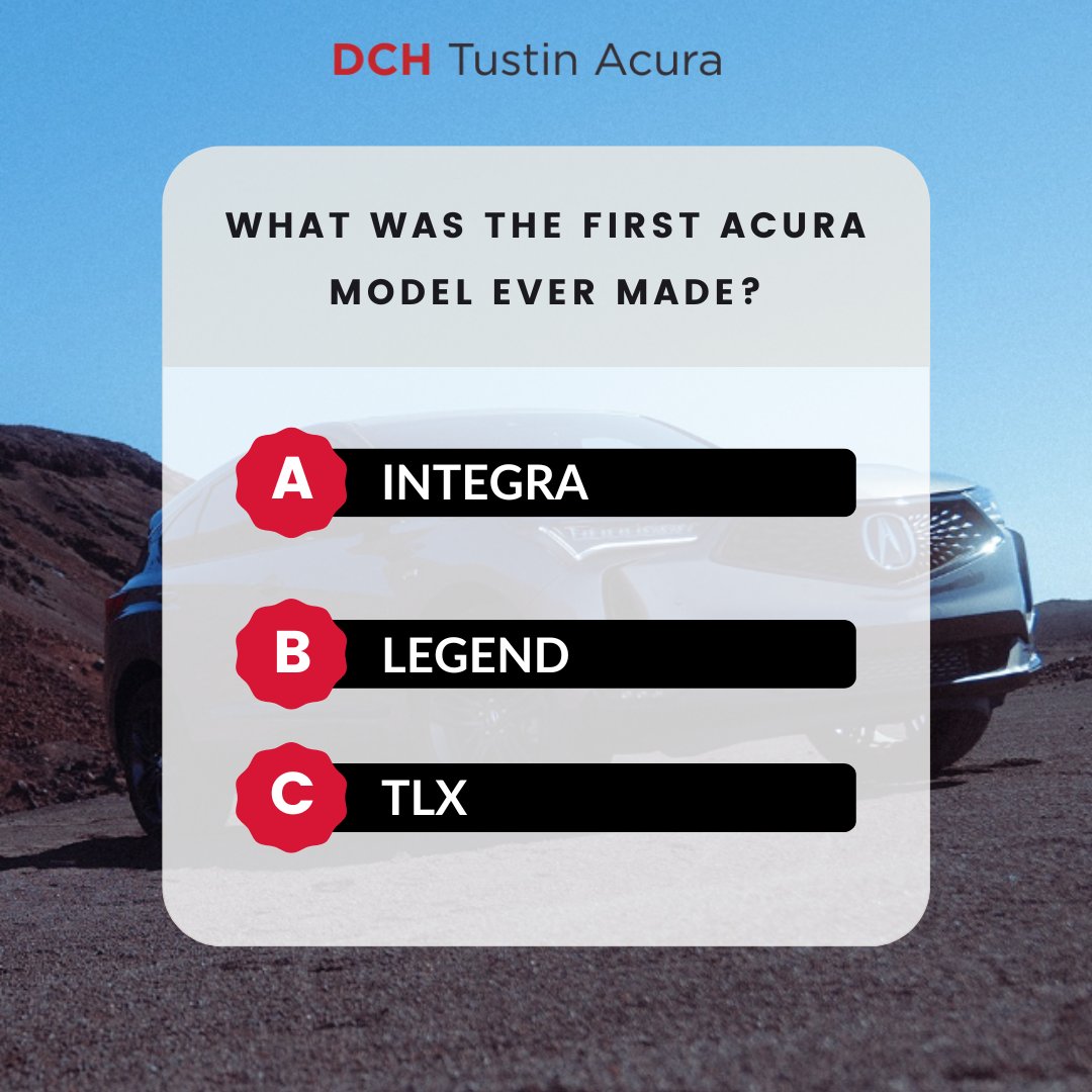 Okay all you Acura enthusiasts out there....Can you answer this question? Answers in the comments below⬇️
#Acura #NSX #TLX #TypeS #S #cars #Trivia #Love #JDM