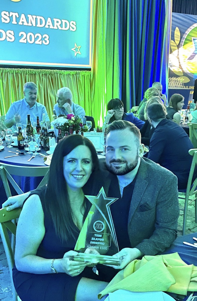 Super proud of our amazing team winning at the XL Awards! 🥳

Well done Mary Fitzpatrick and Gerard Moroney, an amazing achievement 🙌🏻

#xlawards #baxterstoreyireland #winners #team #fuelyourindividuality #irishfoodscene