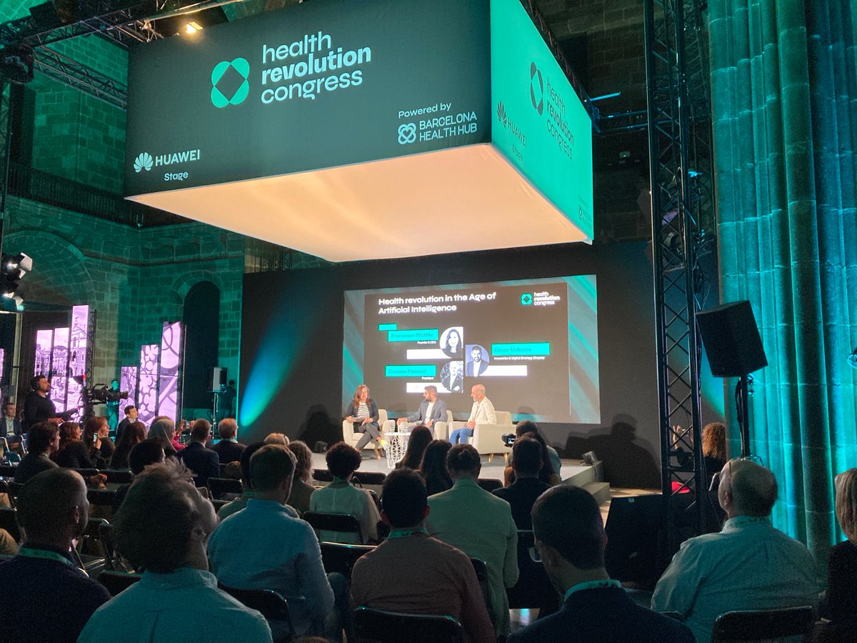 CIMTI_cat's tweet photo. La nostra COO, Anna Gómez, ha estat present al #HealthRevolutionCongress compartint la nostra experiència com a impulsors de projectes innovadors en l’àmbit de la #salut i #social i enfortint aliances per donar encara més suport als emprenedors del #ProgramaImpacte. https://t.co/vv0RJaTUPT