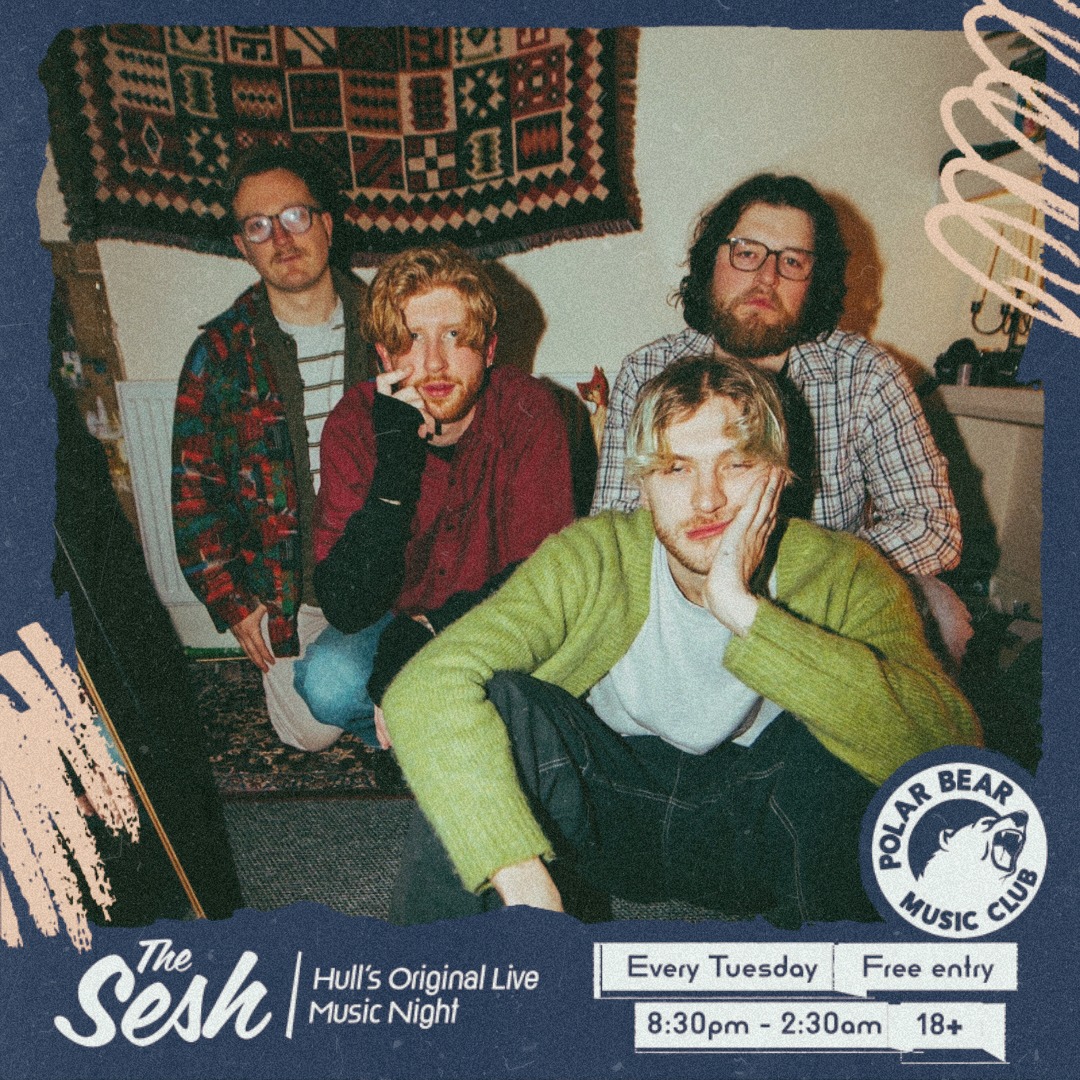 Polar Bear Music Club (@polarbearroars) on Twitter photo NEXT TUE AT THE SESH
HERE AT <a href="/PolarBearRoars/">Polar Bear Music Club</a>
FREE ENTRY / 18+
LIVE MUSIC - DJS TIL LATE
LINEUP (23.05.23)
10:40PM - <a href="/sweetheartsxox/">sweethearts</a>
9:50PM - KENZO JAE
9:00PM - <a href="/TrizzyOfficial1/">Trizzy</a>
+ afterparty DJs til 2:30AM
#Hull NEXT TUE AT THE SESH
HERE AT <a href="/PolarBearRoars/">Polar Bear Music Club</a>
FREE ENTRY / 18+
LIVE MUSIC - DJS TIL LATE
LINEUP (23.05.23)
10:40PM - <a href="/sweetheartsxox/">sweethearts</a>
9:50PM - KENZO JAE
9:00PM - <a href="/TrizzyOfficial1/">Trizzy</a>
+ afterparty DJs til 2:30AM
#Hull