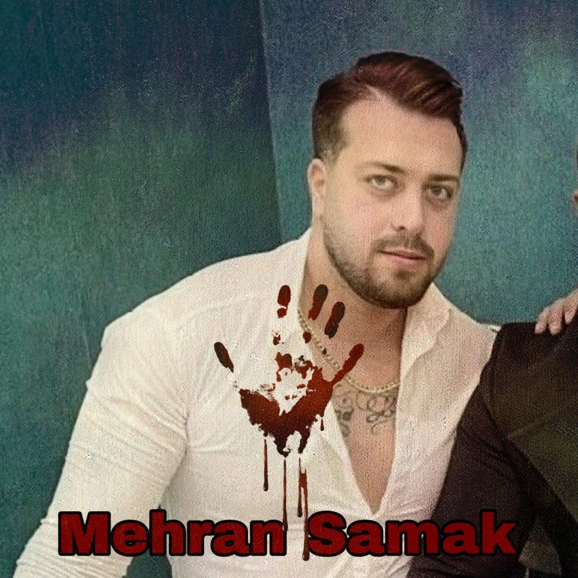 #MehranSamak ,27, who was shot in the head in his car by #IRGCterrorists , Can you imagine getting shot to death simply for honking your horn ? That is why Mehran Samak were murdered . Today is Mehran's birthday and we promise to take revenge #MahsaAmini
