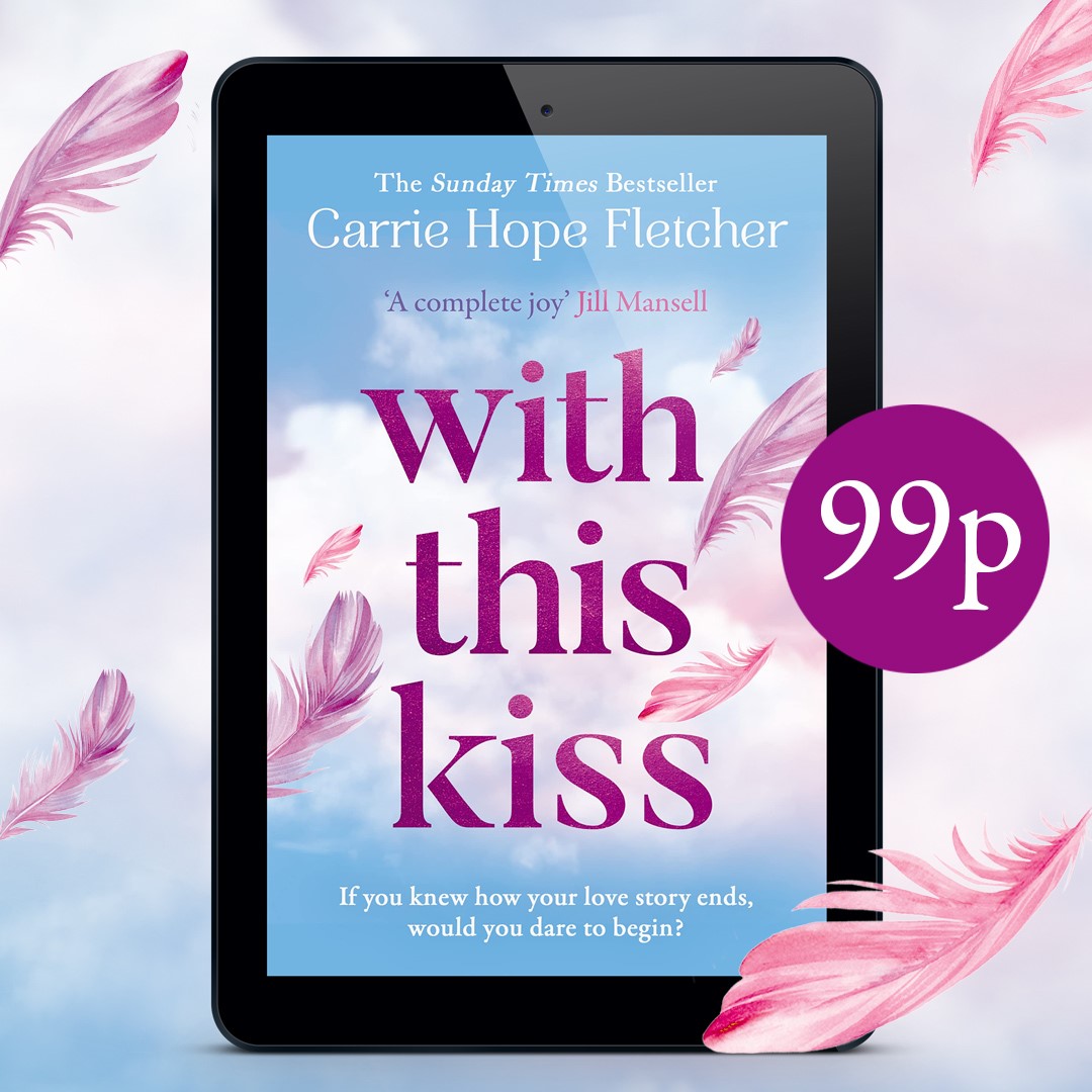 HQstories's tweet photo. ‘Carrie Hope Fletcher is not afraid to tackle big themes in this ambitious story, and the emotional pay-off cuts deep’ Heat, Book of the Week 📚
@CarrieHFletcher’s #WithThisKiss is now 99p on Kindle! 💗
Get it while it’s hot: https://t.co/21u515EFOi https://t.co/hoNAxGOf4F