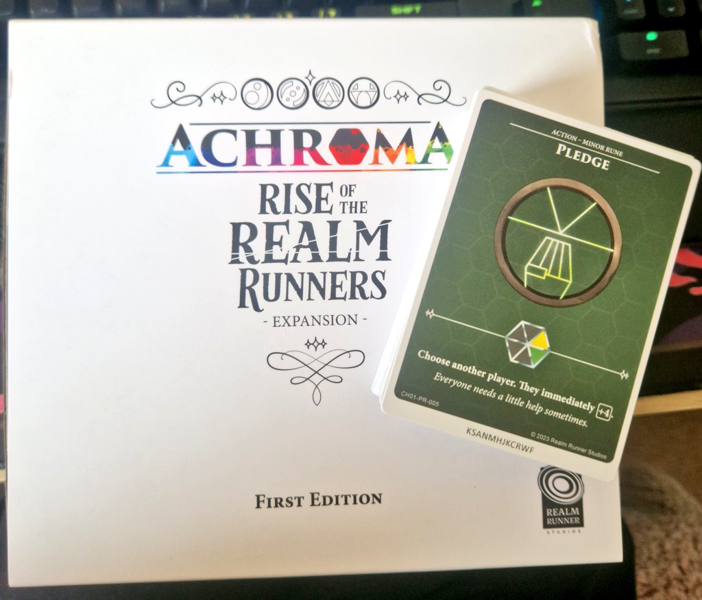 CandidWillow's tweet image. I love delivery day 🥳

#cardgame #achroma