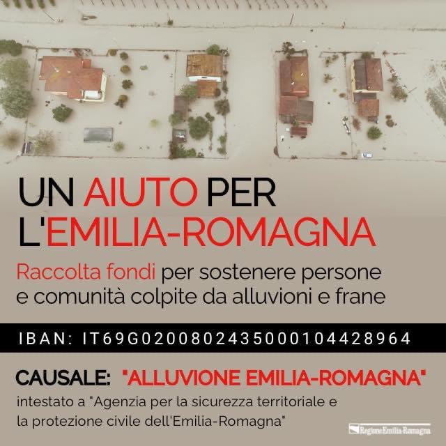 🔴 In queste ore drammatiche in tanti ci avete scritto per poter dare una mano, anche per fare donazioni.

Per questo abbiamo aperto raccolta fondi a favore di persone e comunità colpite dall’alluvione. E come sempre rendiconteremo quanto raccolto e il suo utilizzo.