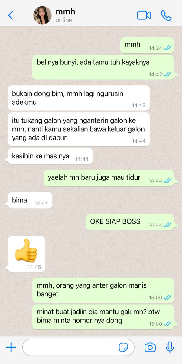 chamouraz's tweet photo. Yoonmin lokal au. 

kok ada orang yang setiap hari pesen galon terus, dia ngabisin galon semaleman apa gimana? apa gak kembung itu perut? https://t.co/uudicbfK6B