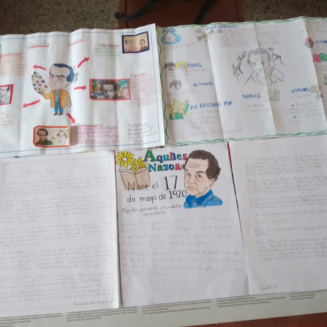#17Mayo-Conmenoramos el Natalicio de Aquiles Nazoa, multifacético poeta y escritor nace el #17mayo 1920 en Caracas, Vzuela. Los estudiantes de 1er año del GCRP de Informatica realizan una exposición en diapositivas y Flayer alusivos a dicha Efemérides.
@ZetCultural
<a href="/Berzabethg1/">Berzabethgandicaoficial</a>