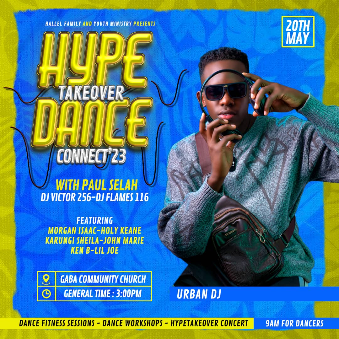 Are you even ready??
The #HypeTakeOver dance connects concert will be featuring the award winning deejay 
<a href="/URBANDJAY/">#UrbanDeejayLive</a> 

20th May 
<a href="/Gaba_Church/">Gaba Community Church</a> 
3 pm 
Free entry!!
Cc:<a href="/hypetakeover/">Hype Take Over</a>
