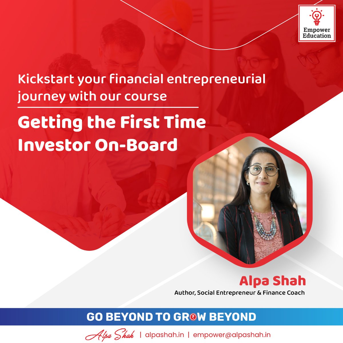 AlpaShah5678's tweet image. #mfdcommunity #mutualfunddistributors #financialadvisors
Takeoff your MF distribution business upwards by joining our learning module "Getting the First Time Investor On-Board" specially designed for Mutual Fund Distributors (#MFDs).
For more info visit: lnkd.in/gdrnM7K