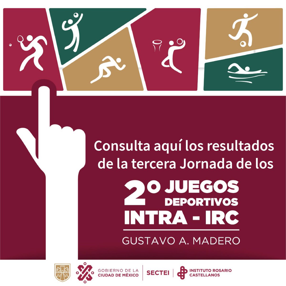 UNRCastellanos's tweet photo. ¡En materia de atletismo, los 2dos Juegos Deportivos Intra-IRC, estuvieron reñidos! 😅👟
Entre GAM, Azcapo y a Distancia estuvo la competencia. 🎽💨
¡Revisa los resultados! 👀
https://t.co/g8zBYzvJgM
#DeporteIRC
#OrgulloIRC https://t.co/uGMWFggV4D