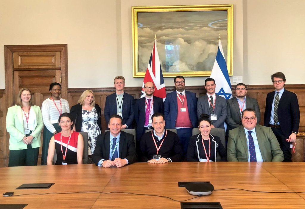 Fantastic to speak to businesses in a variety of sectors, from finance to life sciences, at the UK-Israel round table 🇬🇧🇮🇱, we discussed:

✅growing UK and Israel trade, worth £7.2bn

🤝negotiating an updated free trade agreement

🔓unleashing our high-tech innovative economies
