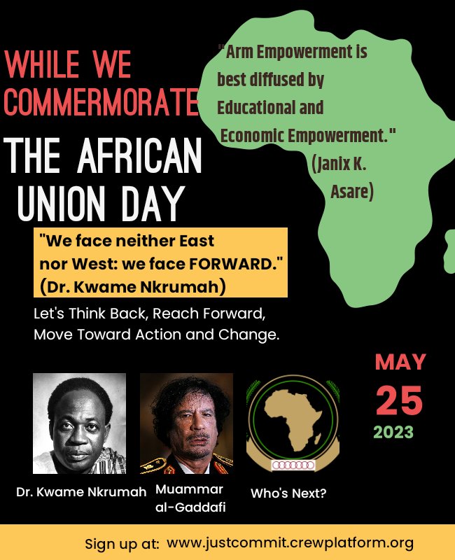 jjustcommit's tweet image. "Arm Empowerment is
best diffused by Educational and
Economic Empowerment."
(Janix K. Asare) @unescoghnatcom @BBCAfrica @CrewForAll @_AfricanUnion