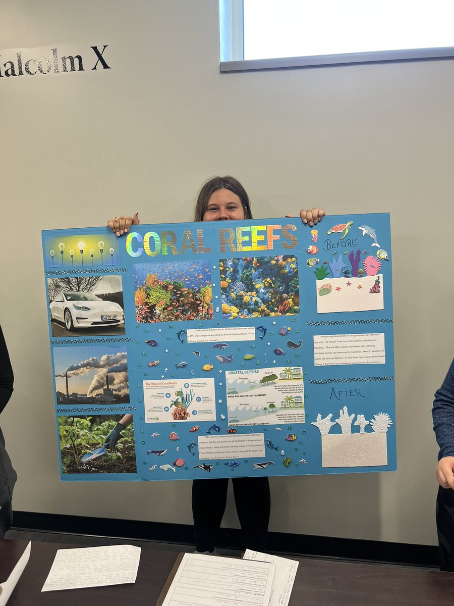 KaszubaMs's tweet photo. Today’s research symposium featured many creative problem/solution projects! Some of my favorites included safeguarding against space junk and repatriating cultural artifacts. 👏👏👏 https://t.co/VbtS31cFTS