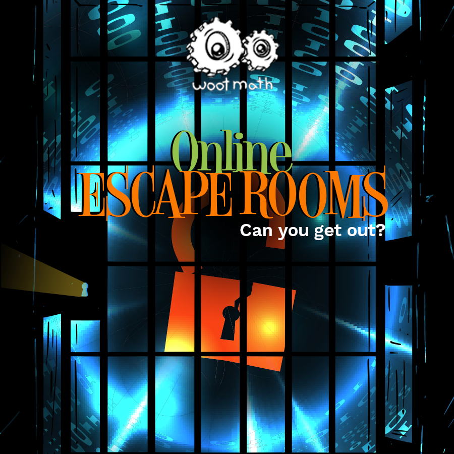 Looking for some engaging math activities for the end of the year? Check out Woot Math's online Escape Rooms. These are great to do in small groups. Which one is your favorite? ed.wootmath.com/peer-to-peer-a… #escaperooms #mathgames #mathpuzzles