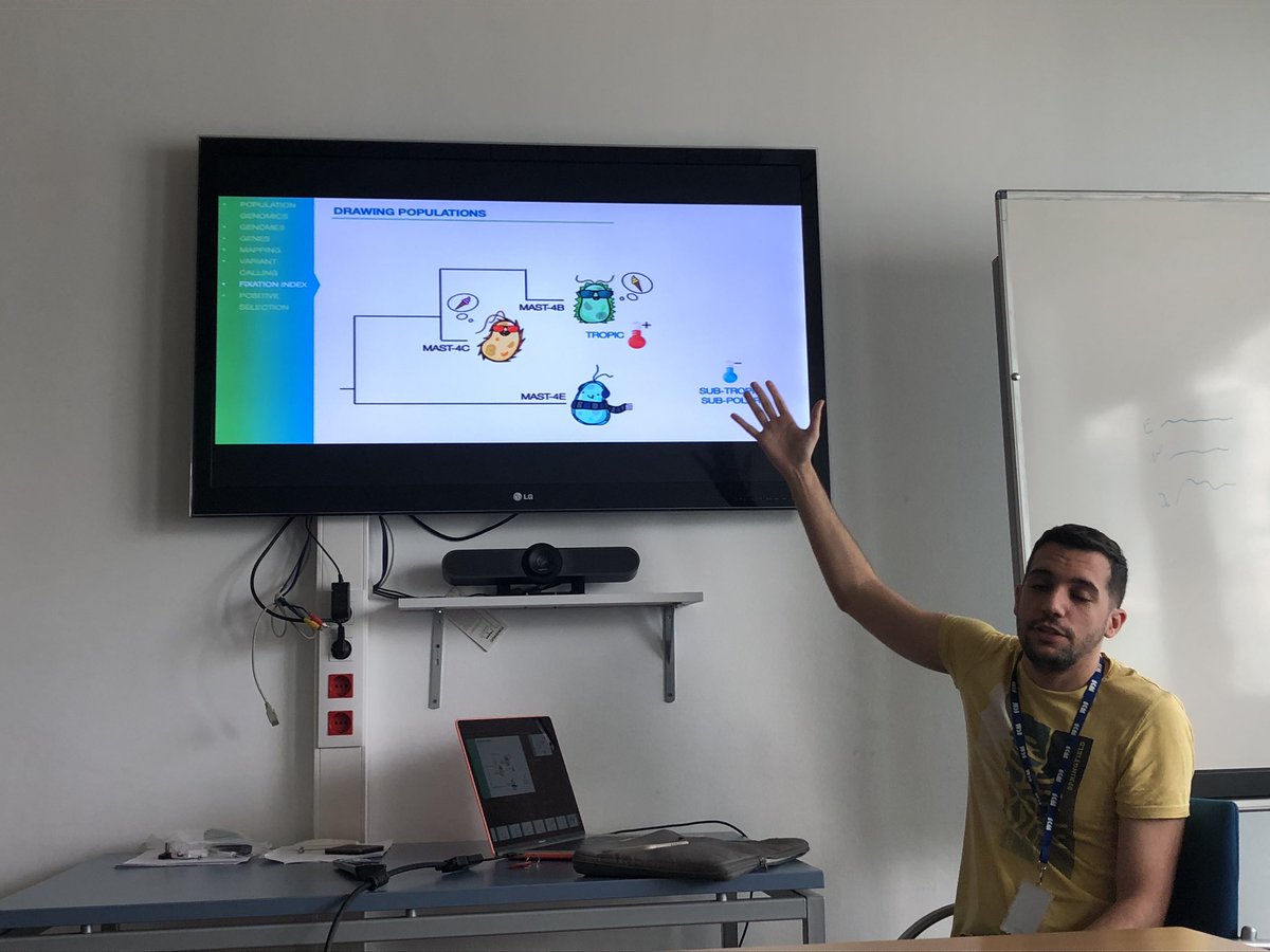 loglab_bcn's tweet photo. Great seminar by @FTheTower on microbial population genomics. Opening the black box! https://t.co/s6Nm8FSrmv