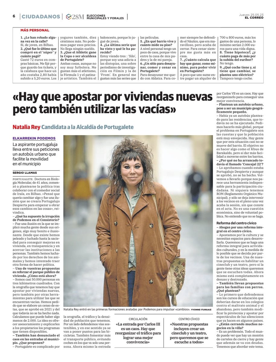 Aquí la entrevista del correo!! La Vivienda es un derecho!!! No un bien de mercado!!!