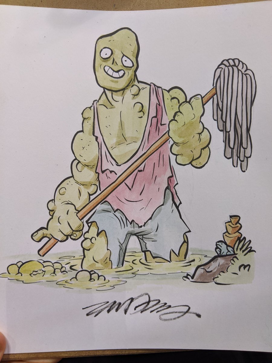 zander_cannon's tweet photo. Anyone who's going to be at Heroes Con, June 16-18, in Charlotte, and wants a commission from me, DM me! Looking forward to drawing some weirdos for you! https://t.co/M26wR1Q14W