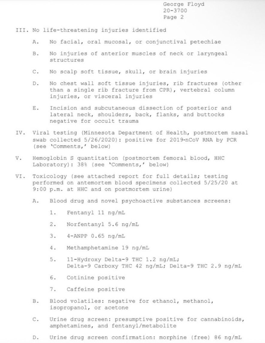 George Floyd Autopsy Reveals No Life