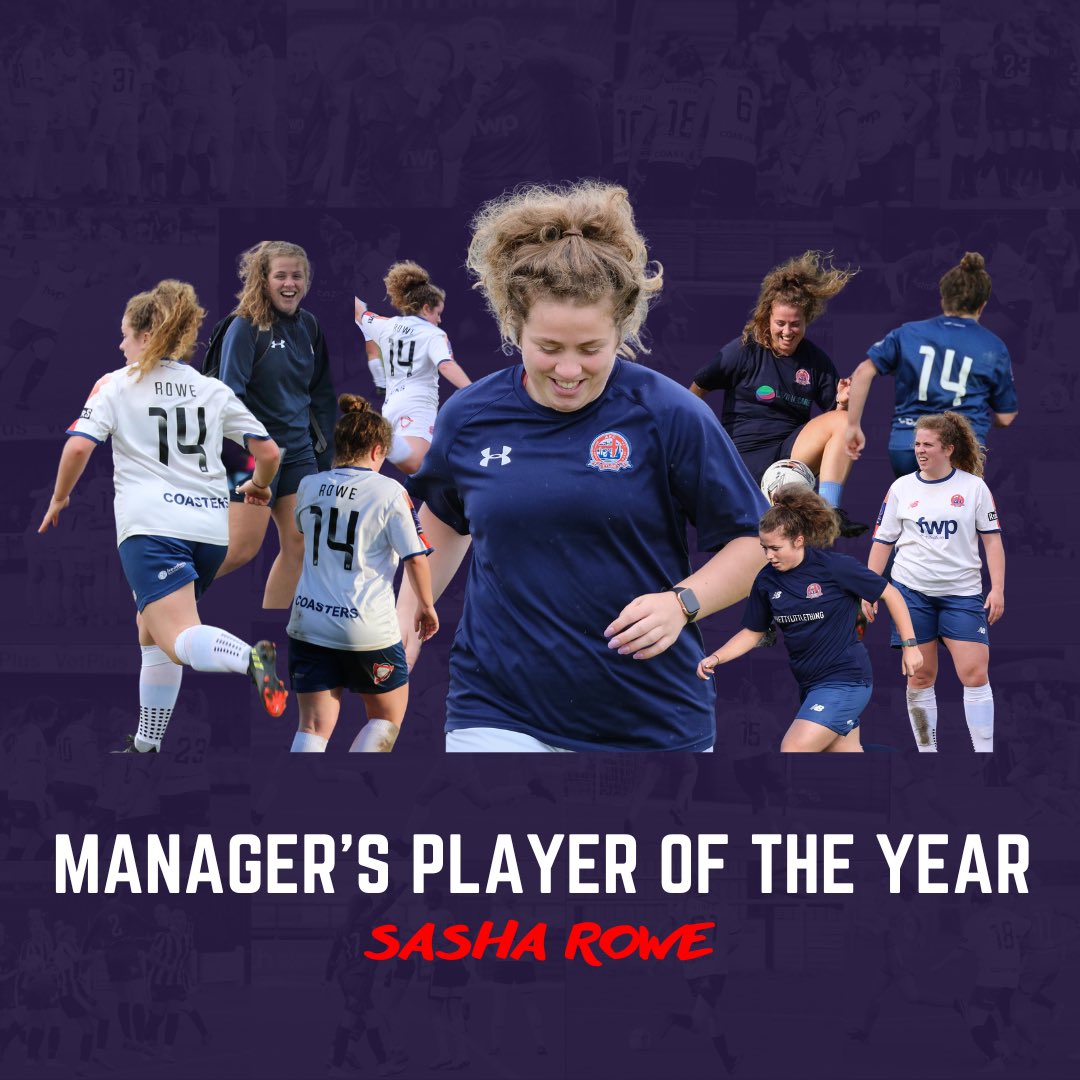 𝐌𝐚𝐧𝐚𝐠𝐞𝐫’𝐬 𝐏𝐥𝐚𝐲𝐞𝐫 𝐨𝐟 𝐭𝐡𝐞 𝐘𝐞𝐚𝐫

Congratulations <a href="/sasha_rowe97/">Sasha Rowe</a> 👏👏

#BornToBeFylde