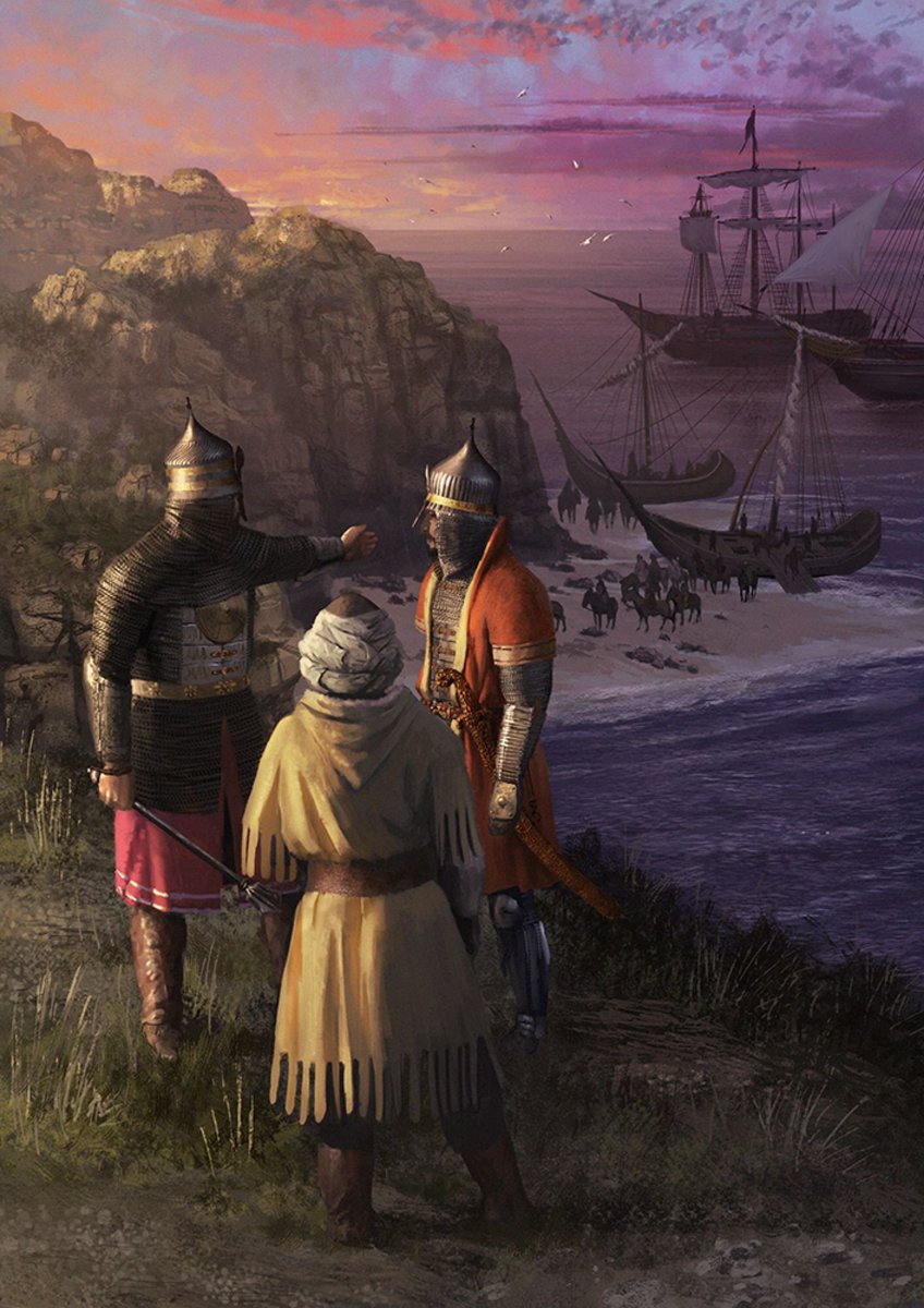 Gedik Ahmed Paşa komutasındaki Osmanlı ordusunun Otranto'ya ayak basışını tasvir eden bir görsel, İtalya (1480).