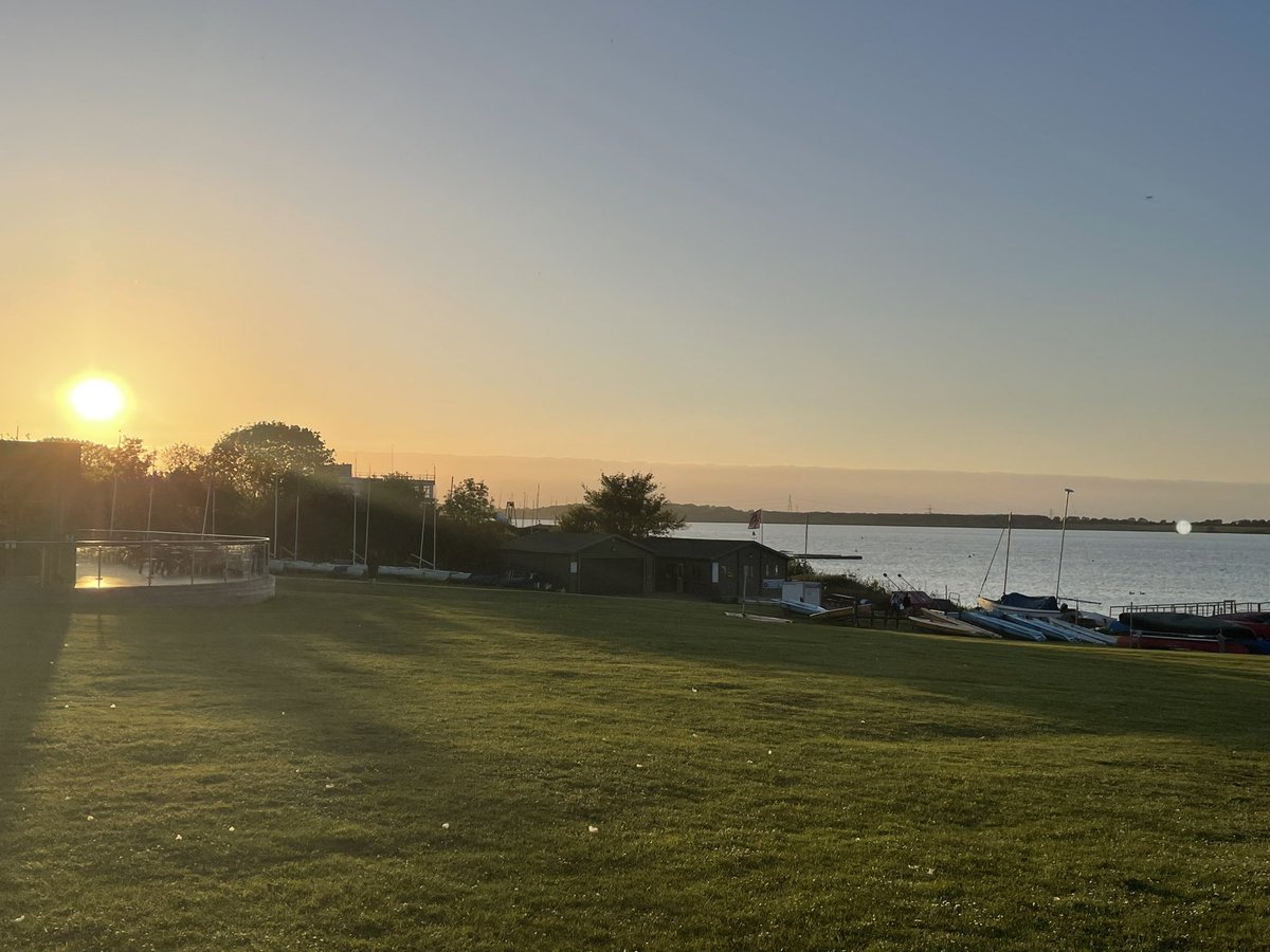 CotonCofE's tweet photo. What a beautiful end to the day… 🌅 #CreativityIsKey #CaringIsKey #Grafham2023 https://t.co/L5PsUFLxFg