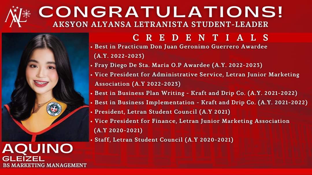 AALyansa2005's tweet photo. Congratulations to all Alyansa leaders on your graduation! Your time in leadership roles has been a testament to your dedication and commitment to making a positive impact on your school and community. https://t.co/Wlm64F1SMT