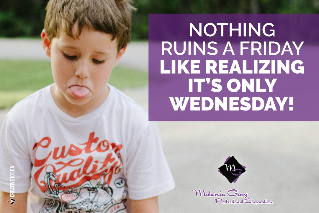 Friday will be here before you know it! You can do this. 👍💜 #humpdaywednesday 
Make it a great day!

#LeducBusiness #LeducAccounting #LeducAccountant #LeducBookkeeping #EdmontonAccountant #LeducTaxes