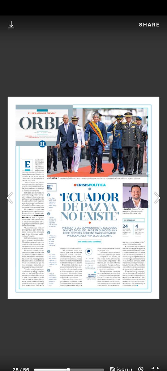 <a href="/heraldodemexico/">El Heraldo de México</a> Muchas gracias a <a href="/heraldodemexico/">El Heraldo de México</a> por la entrevista. 
<a href="/RetoEc/">Renovación Total</a>