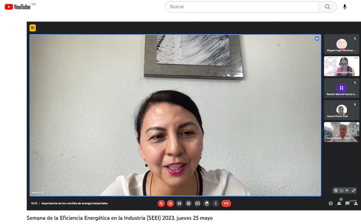 CONUEE_mx's tweet photo. En el 4to día de la #SEEI2023 agradecemos la participación de:

*Juan herrera del @el_BID  
*Ing, Eduardo Avendaño, #Genertronics -@AAmeneer 
*José Gerado Rosas, #Termiz
*Ing. Sara Ramírez -@ANIQuimica, 
*Ing. Mónica Barrera -@CANACERO 

Más información en https://t.co/GIB1W9Iho6 https://t.co/L0512HinRv