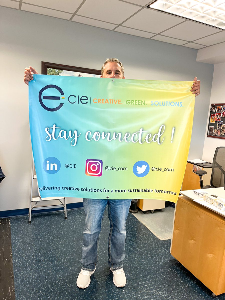 CIE_corn's tweet photo. Be on the lookout for our new banner this summer! 👀
It will be displayed in and around the Grant county area! Make sure to post a picture, tag us and the location, for a chance to win a prize! 🎉💚
#giveaway #banner #summer https://t.co/ozBdGV2EW6