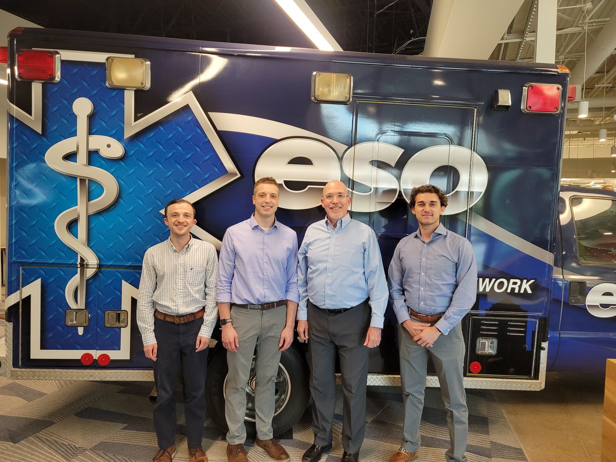 A great time with these central PA paramedics/ @GeisingerCwlth medical students doing #EMS research in Austin. 3 days, and they leave with 3 abstracts. Next @pcrfatucla / ESO @ESO research summit is in Sept - deadline for applications is June 16. @GeisingerEM