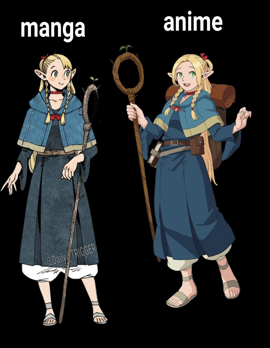 Marcille from manga and anime: ❤❤
#ダンジョン飯 #dungeonmeshi
#deliciousindungeon