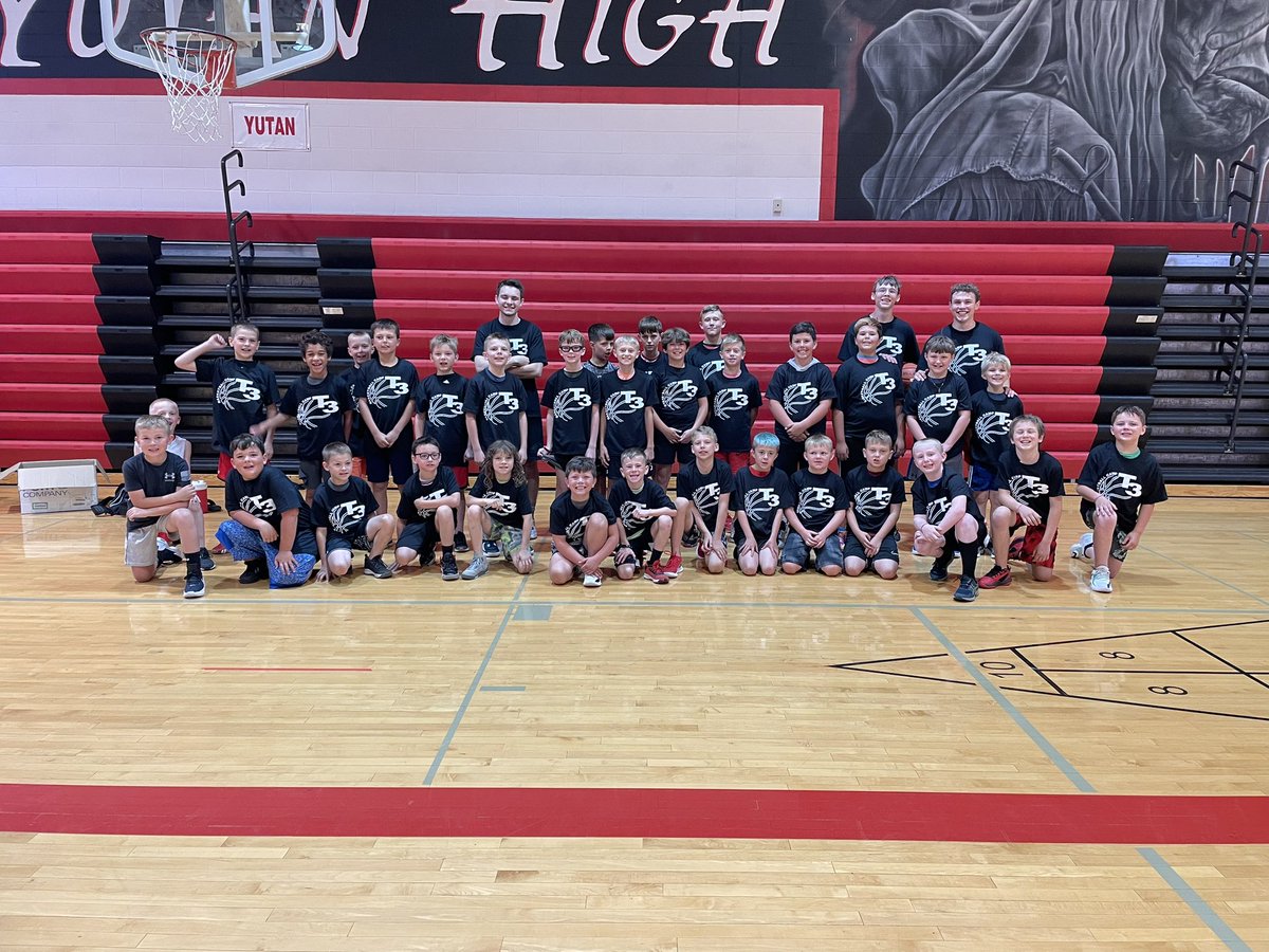 T3HoopsCamp's tweet photo. Great first day of camp with our 3rd-6th graders! Good effort and made sure to have some fun toward the end! https://t.co/QsoHT46Zyz
