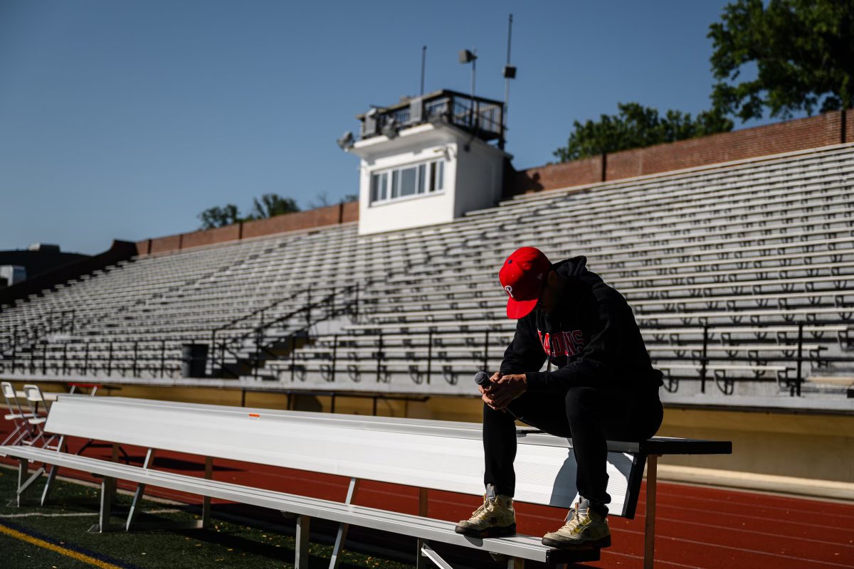 zacwclark's tweet photo. Kids are by far the hardest audience to tell my story in front of. You can’t bullshit them. Grateful to return home and spend time with my DAWGS. Thanks for having me @HaddonfieldHS. https://t.co/EYSR71f8u0