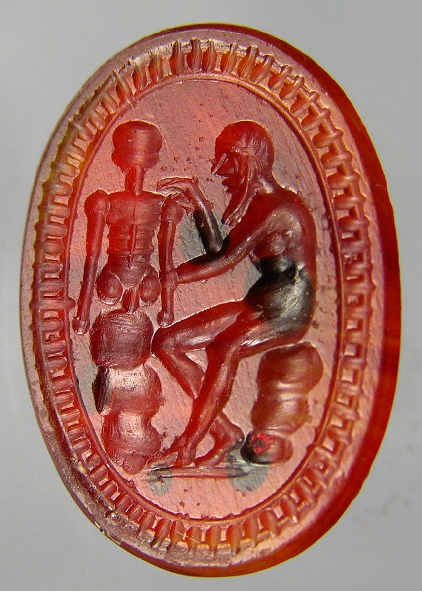 One of the most compelling examples of an ancient biotechne myth is Prometheus’ construction of the first humans with tools, beginning with skeletons
Prometheus’ Toolbox laphamsquarterly.org/technology/pro…