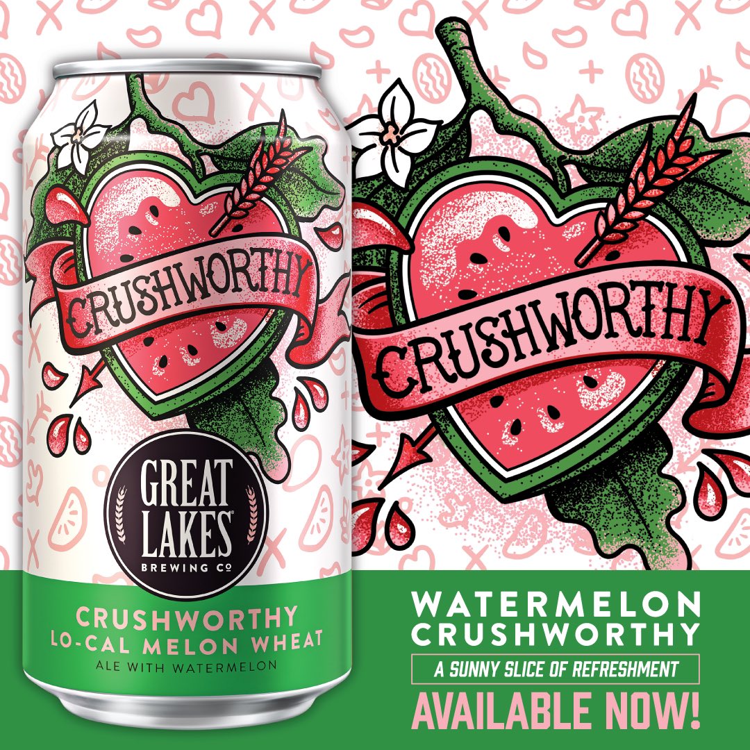 The warm weather has finally arrived! With it, come delicious seasonal brands!

Our Mexican Lager with Lime is officially back and ready to please your pallet all summer long!

Crushworthy has a new look! Soak up the sun with this liquid watermelon in a can!