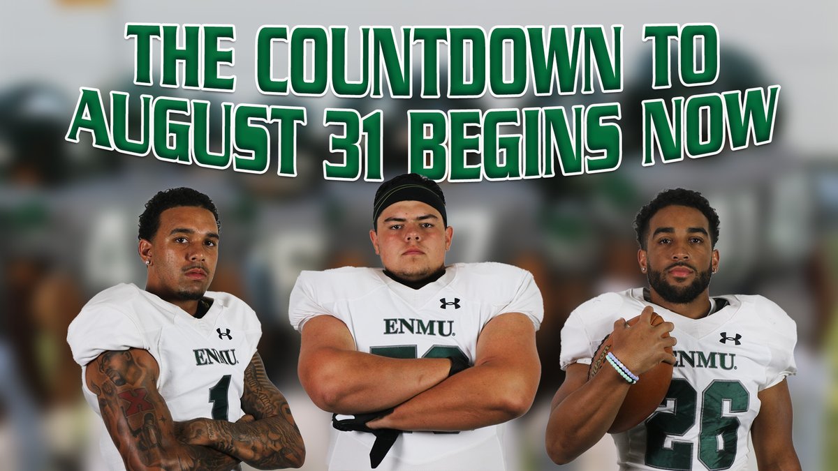 Can August 31 hurry up? 🤔

#ALLIN #ENMU