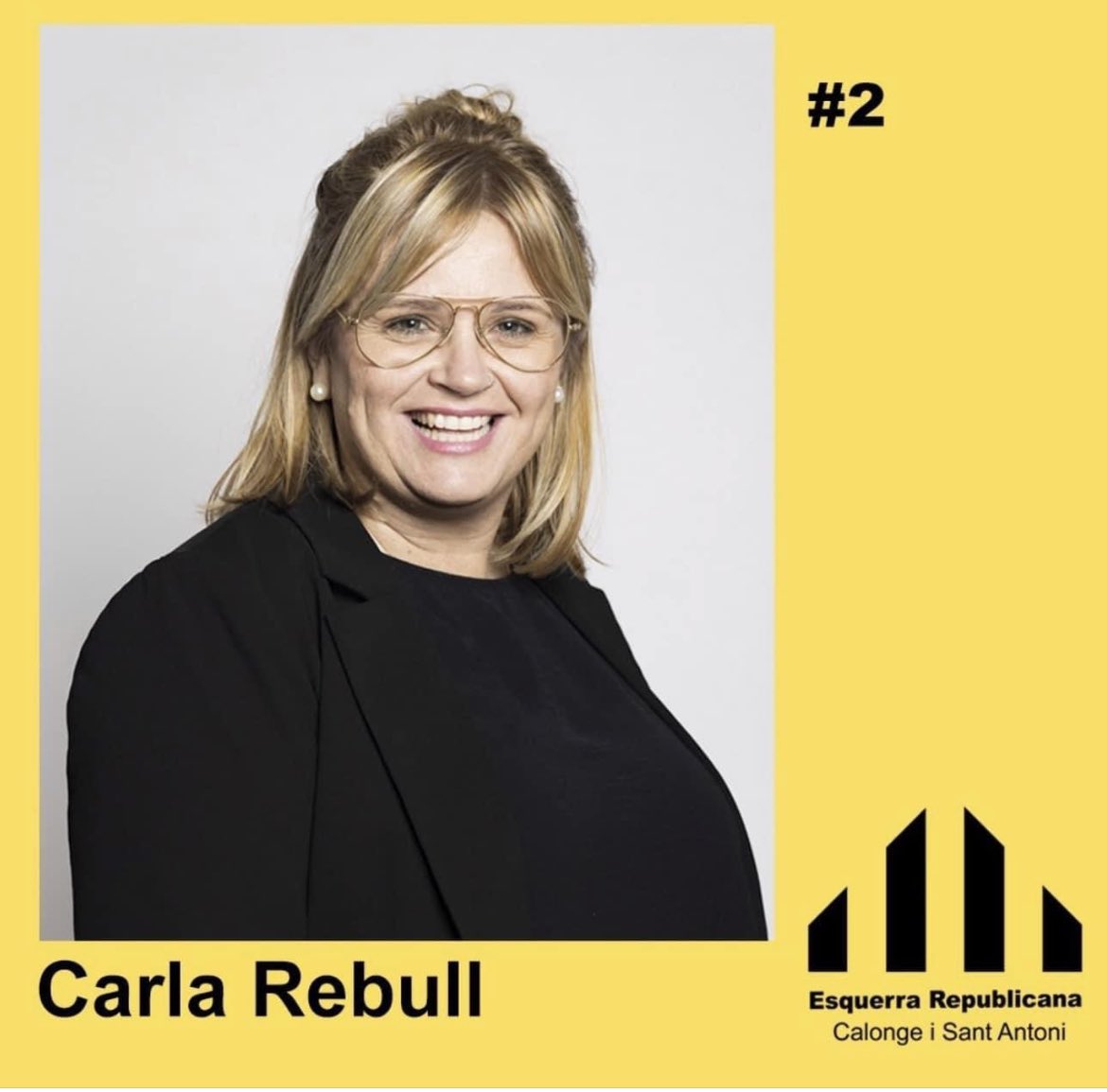 erc_cisa's tweet photo. Sóc la Carla Rebull. Nascuda a Palamós, però fa més de 20 anys que visc a Calonge i Sant Antoni. Casada amb 2 fills, empàtica i treballadora. Diplomada en magisteri, però actualment sóc empresària del món de la restauració i regidora de l’ajuntament des del 2019 #eleccions23 https://t.co/AuZqRZq8Hp
