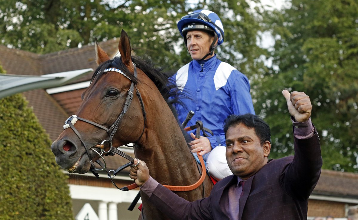 Shadwell_EU's tweet photo. WOW! 🤩

356 days after his last racecourse appearance when winning the Gr.1 Coronation Cup, HUKUM returns in style!🥇🔵⚪️ https://t.co/sJx8Fm826I