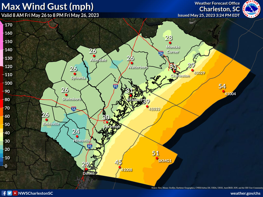 Shea Gibson on Twitter "RT NWSCharlestonSC ALERT Gale Warnings are