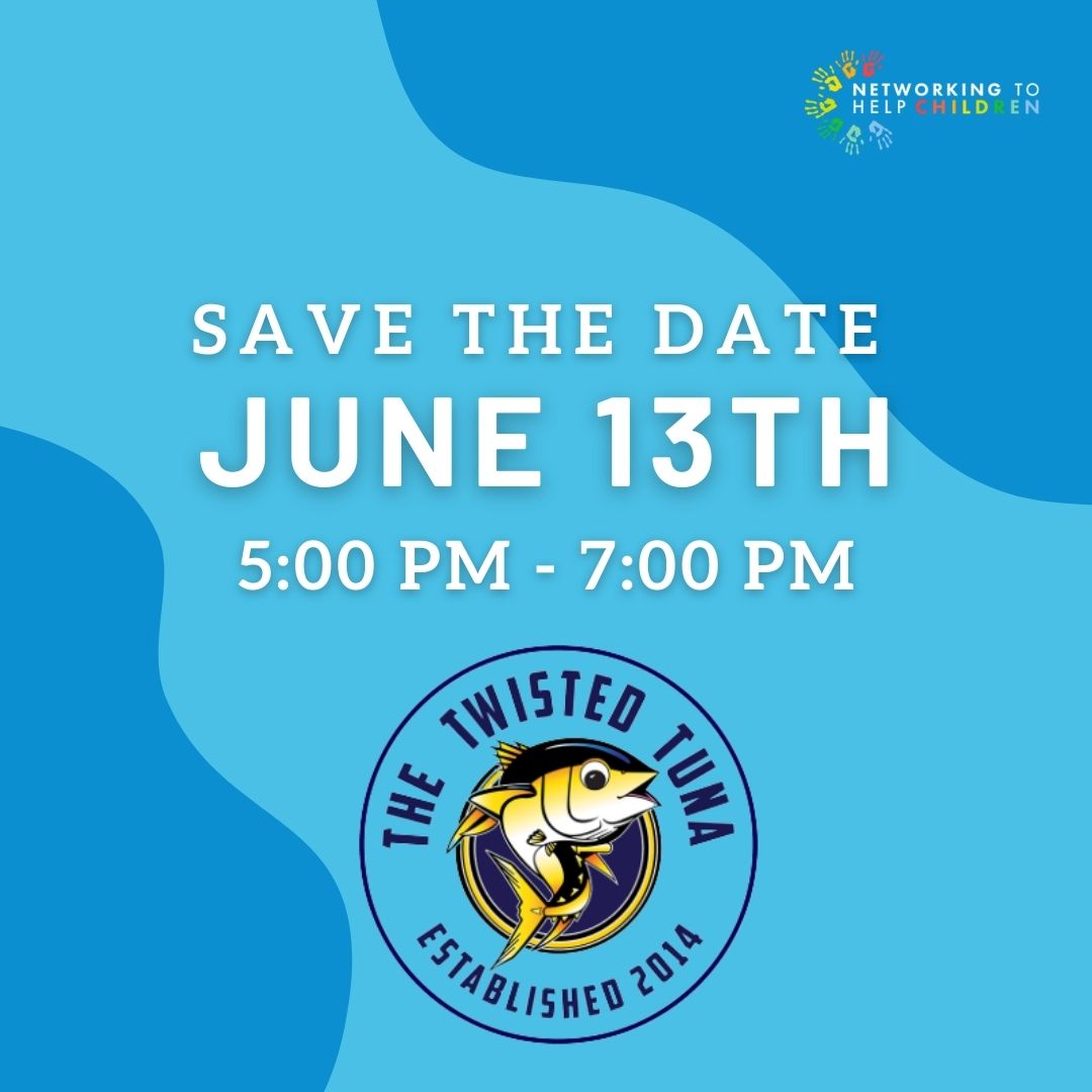 netwk2helpchild's tweet photo. Next month, we're headed to Twisted Tuna in Jupiter on Tuesday, June 13th from 5-7pm with Baby Otter Swim School &amp; Live Like Jake Foundation! 🎉

⭐ HIGHLIGHT YOUR BUSINESS AS A SPONSOR!
⭐ Preorder tickets NOW!

#CharityEvent #NetworkingEvent #PalmBeachNetworking #ThePalmBeaches https://t.co/Yohc8DMDCP