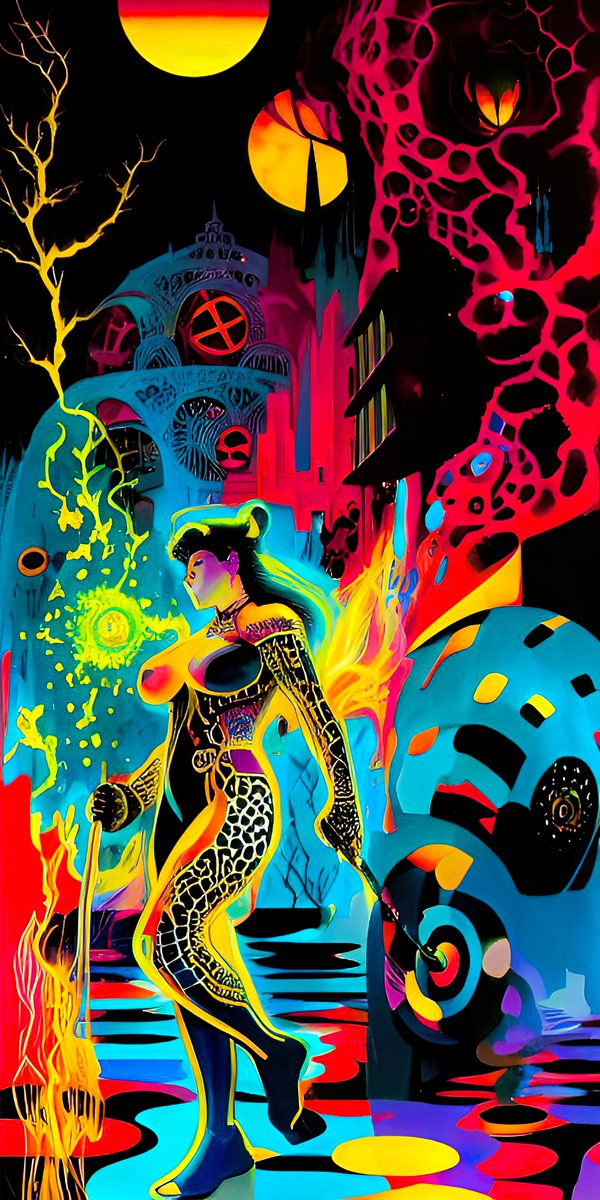 xalieri's tweet photo. The perils of hyperfocus. Set 1, 3 of 3

#LargerThanLife #ConflictHeavy #ExpandedMythology #OddlyStillHumanoid #OwMyEyes #ApologiesTo #JackKirby #PsychologicalLandscape #ImSureItMustMeanSomething

#DarkArts #DigitalArt #AIAssistedArt #AIArt
#WomboDream #StableDiffusion https://t.co/PbmAtjgkdn