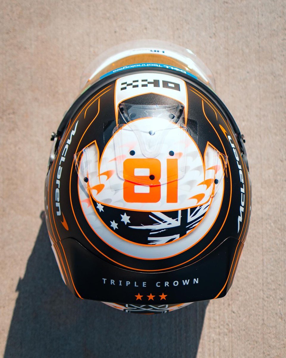 Oscar Piastri'nin Monako GP'sine özel kaskı...    

#MonacoGP 🇲🇨 #F1 #F12023 #raceweek #helmet