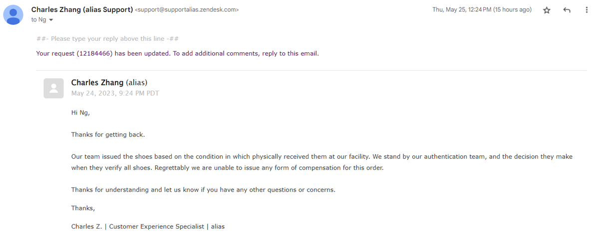 noblethrone1's tweet photo. You have not been professional, sincere, and transparent in this case and have no courage to admit the mistake you have made. All I ask is simple, return the deducted credits, and I request a double refund of the original price of the sale. https://t.co/Azpdc8VNCB