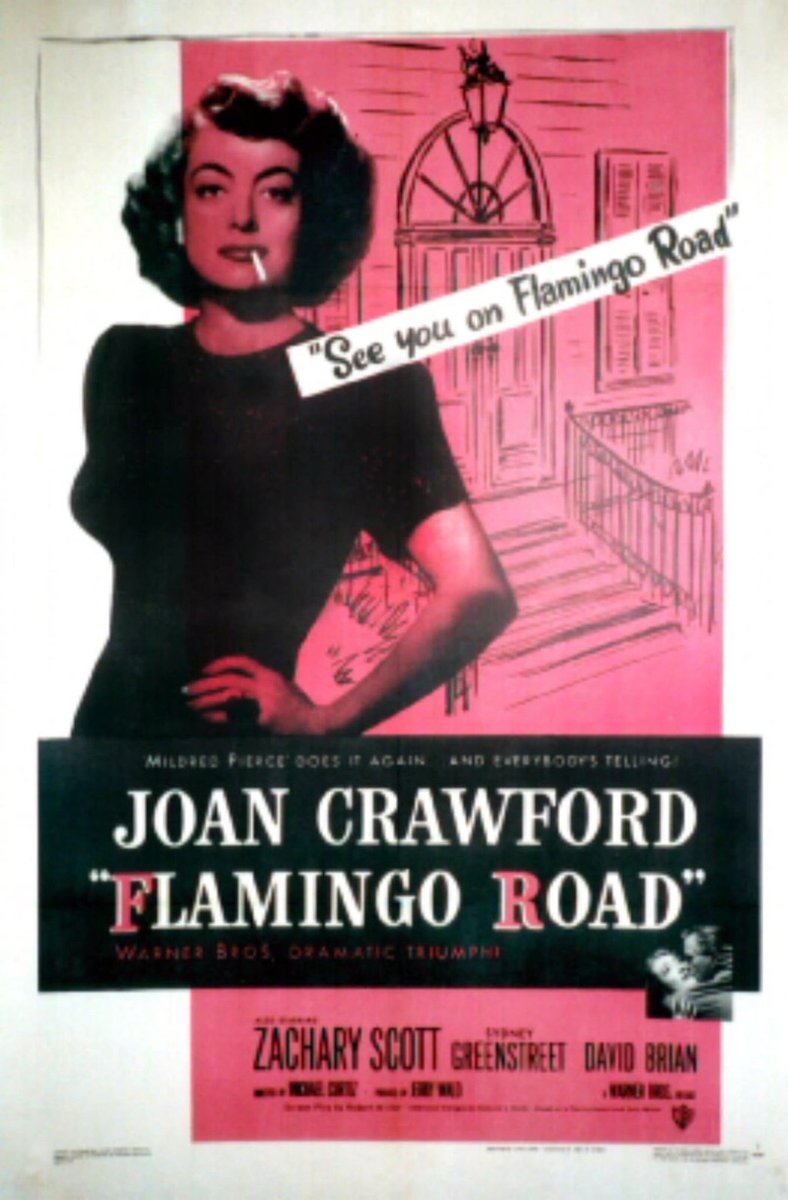 My Review of ‘Flamingo Road’ (1949): debbimacktoo.wordpress.com/2023/05/25/my-…

#moviereview #filmnoir #JoanCrawford #FlamingoRoad #ZacharyScott #SydneyGreenstreet
