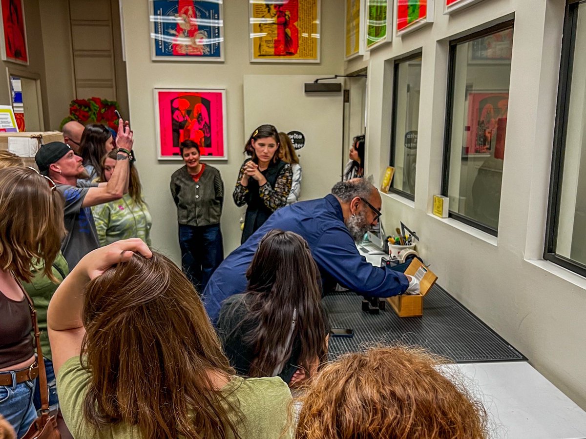 This past semester, @rickgriffith traveled to #LA with students from his Design Praxis course, where they met with orgs like the @coritaartcenter. #TGD proudly provided students with a copy of our latest issue. We can’t wait to see what these amazing students will do next!